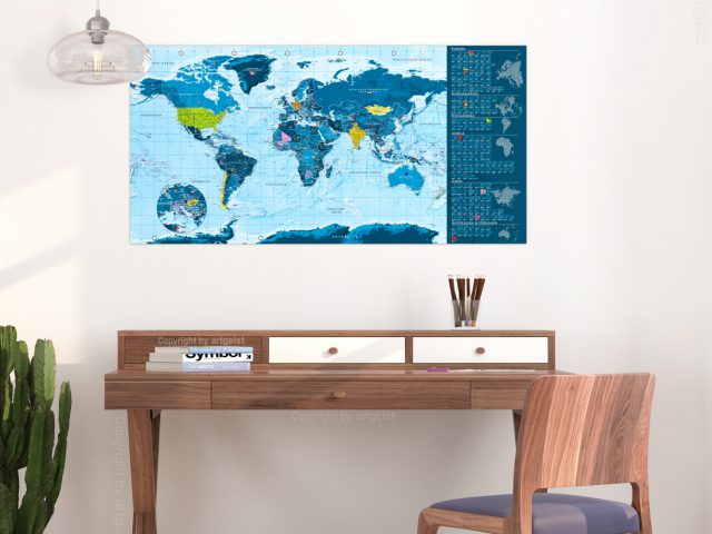Mapa do zdrapywania dla dzieci
